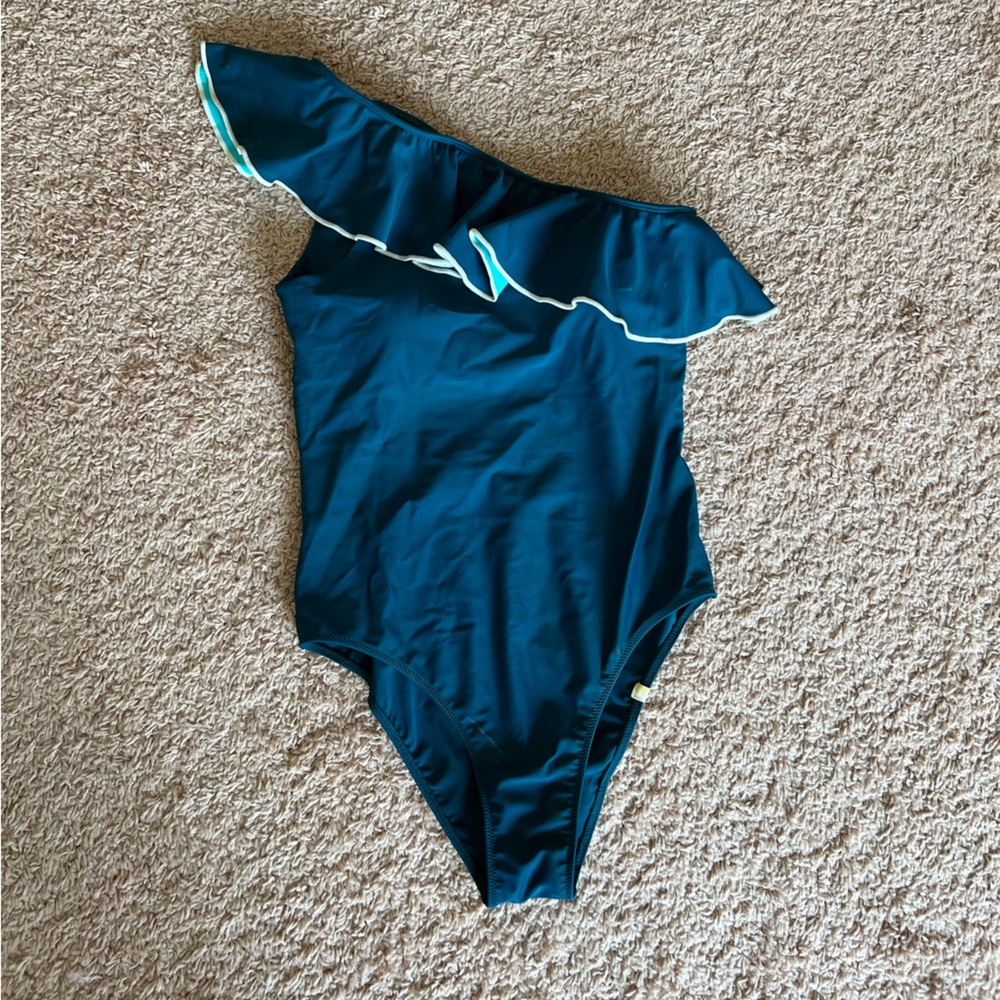 Summersalt size 8 teal ruffle